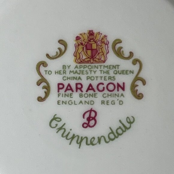 Paragon Chippendale B Saucer Fine Bone China England - Picture 9 of 11